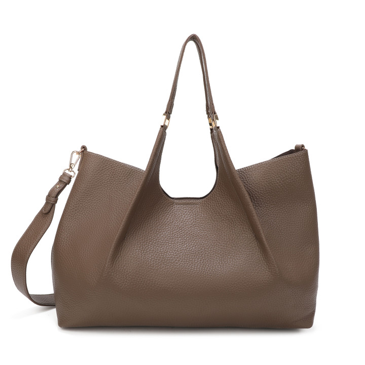 Sac à main Shopper en tissu brillant