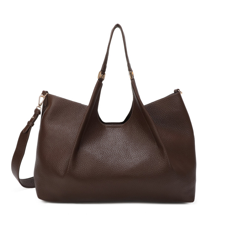 Sac à main Shopper en tissu brillant