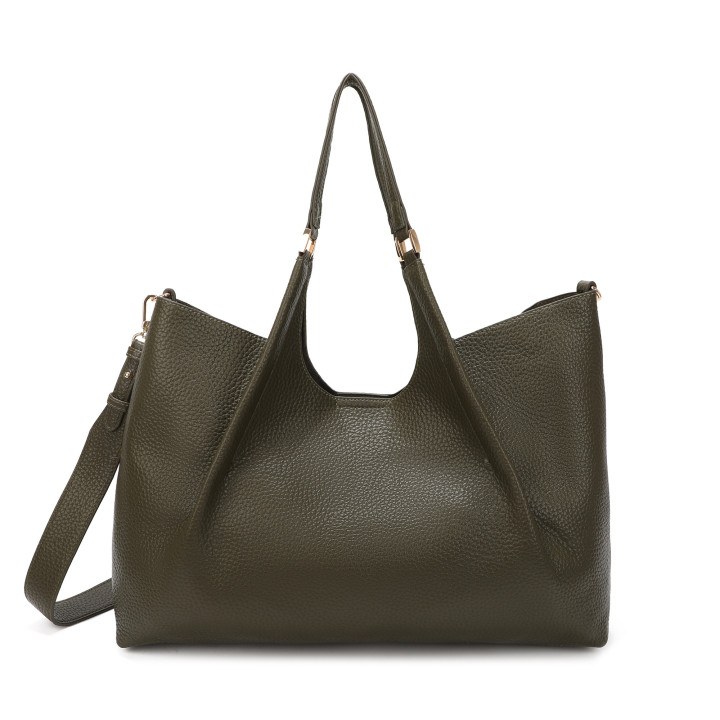 Sac à main Shopper en tissu brillant