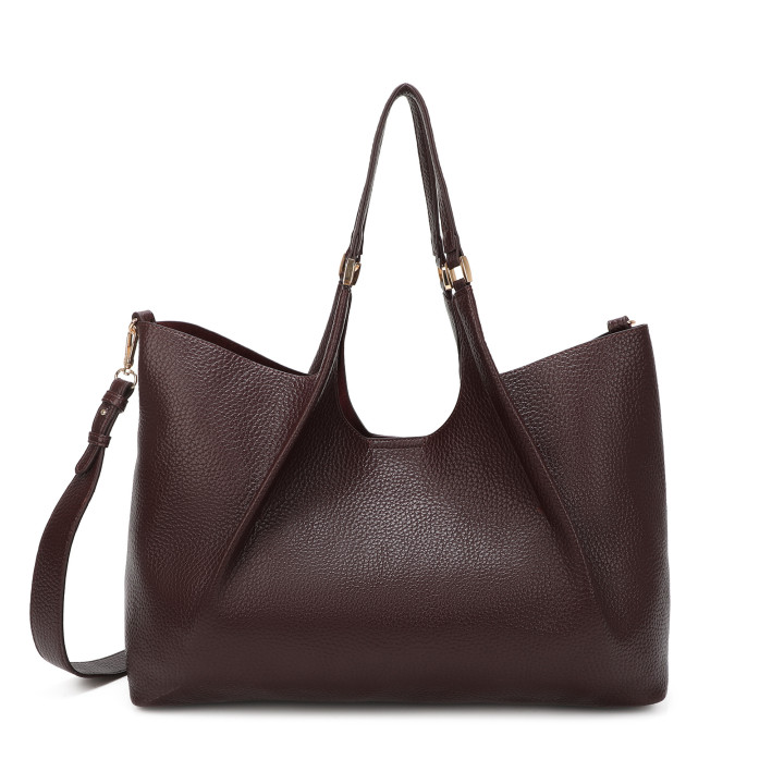 Sac à main Shopper en tissu brillant