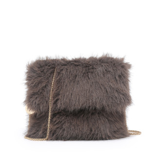Bolso bandolera con pelito