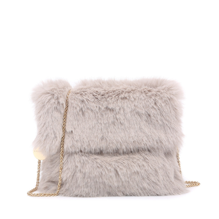Bolso bandolera con pelito