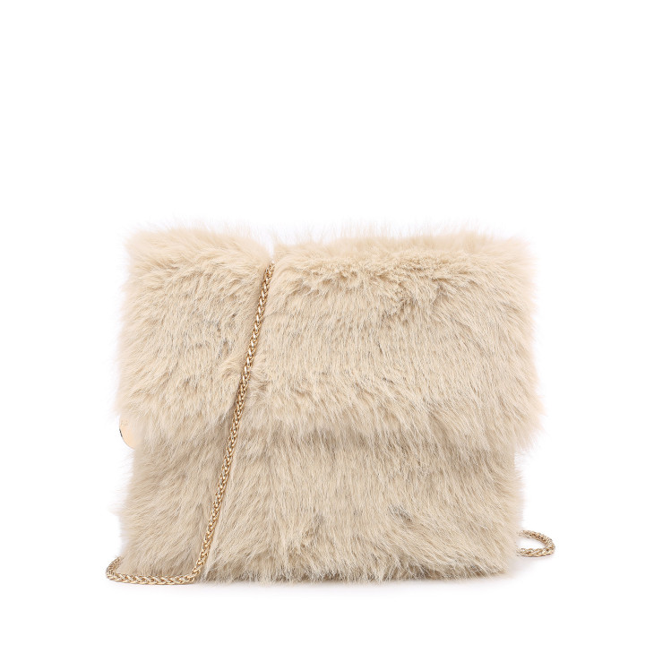 Bolso bandolera con pelito
