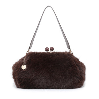 Bolso de hombro con pelito