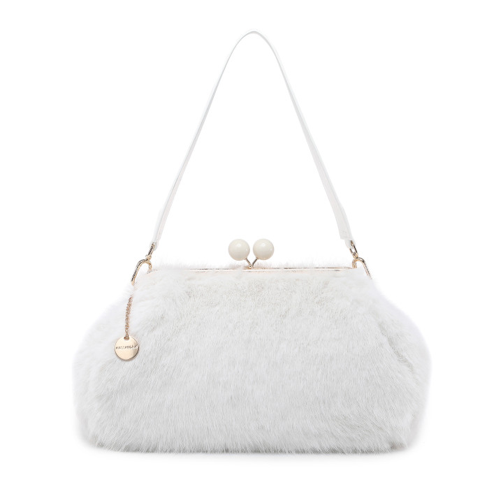 Bolso de hombro con pelito