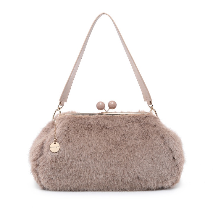 Bolso de hombro con pelito