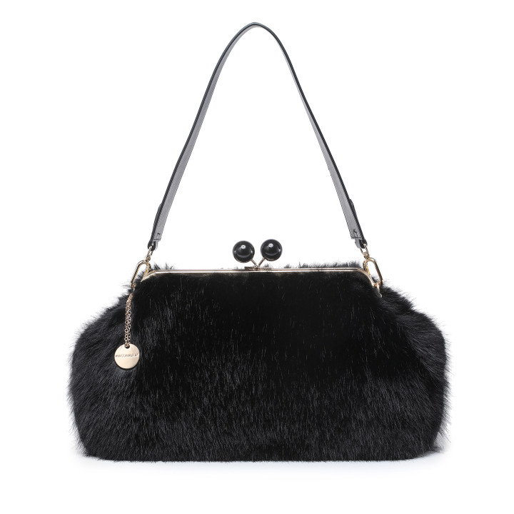 Bolso de hombro con pelito