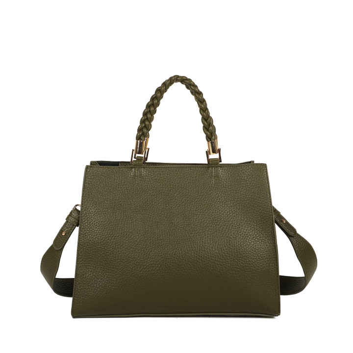 Mala Shopper com alça entrançada