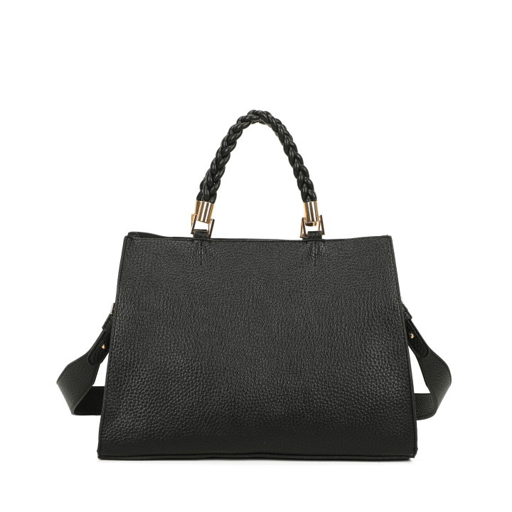 Borsa Shopper con manico intrecciato