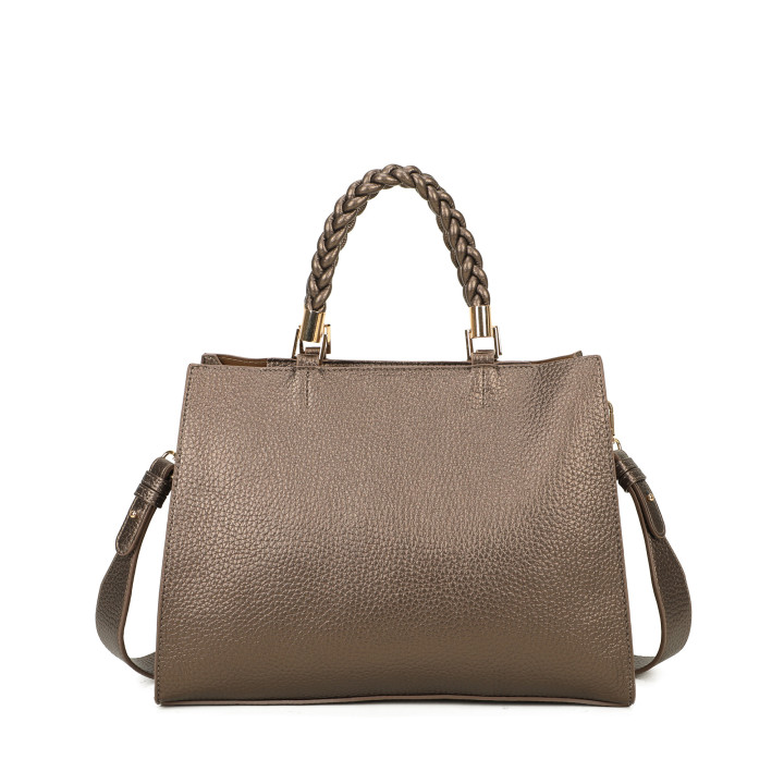 Mala Shopper com alça entrançada