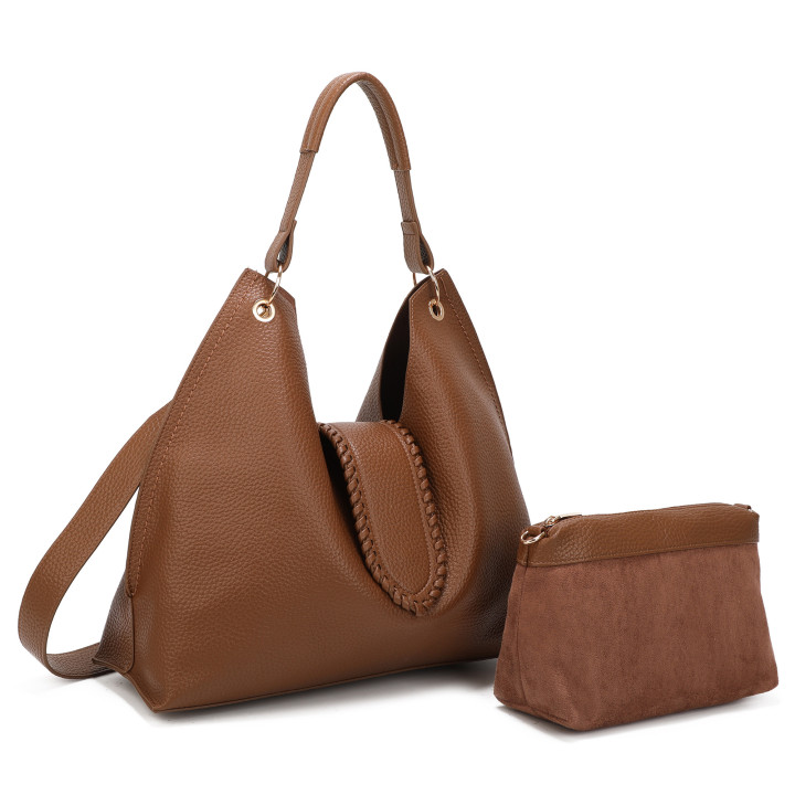 Bolso Shopper con asa corta