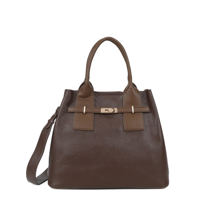 Shopper Bag with Buckle