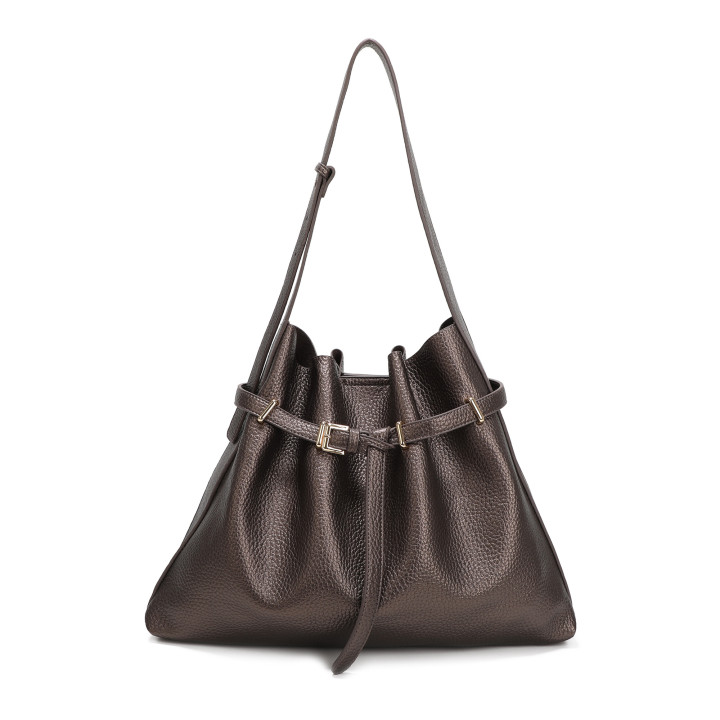 Shopper Bag with Buckle