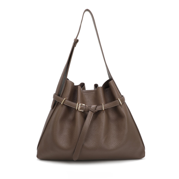 Shopper Bag with Buckle