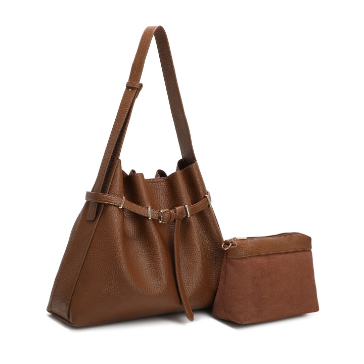 Bolso Shopper con hebilla