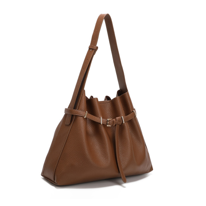 Bolso Shopper con hebilla