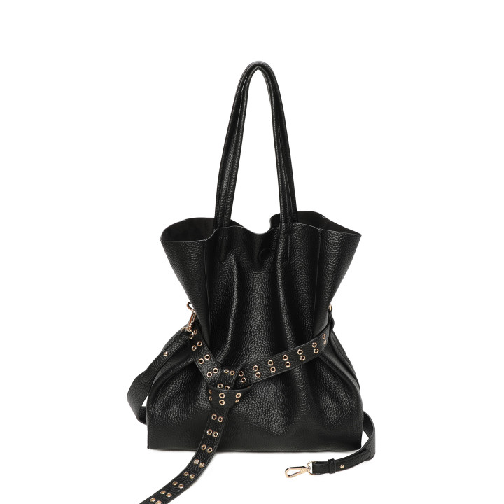Sac à main Shopper avec boucle et clous