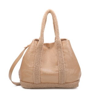 Sac à main Shopper avec fourrure