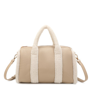 Bolso de mano con pelito