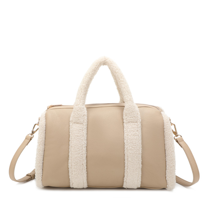 Bolso de mano con pelito