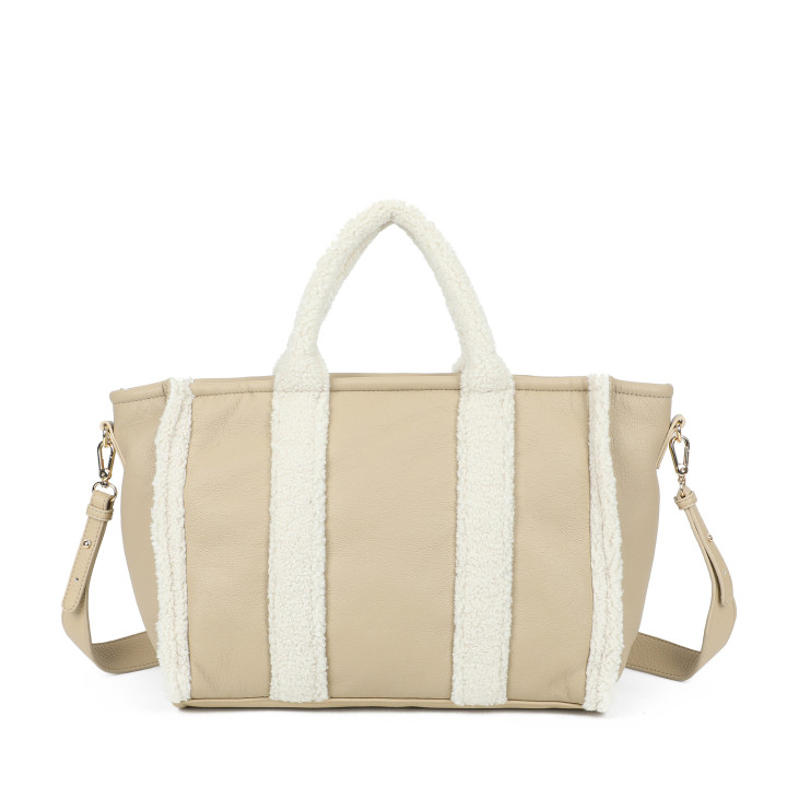 Shopper Bag with Fur