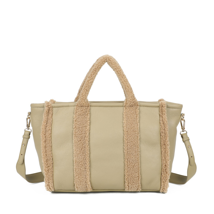 Shopper Bag with Fur