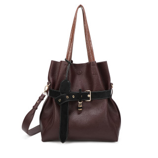 Mala Shopper com fivela preta