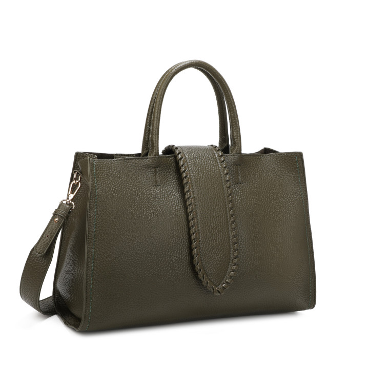 Borsa shopper con bottone