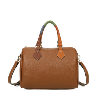 Mala shopper com alça colorida