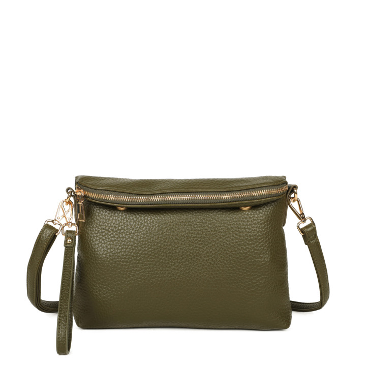 Bolso bandolera con pliegue