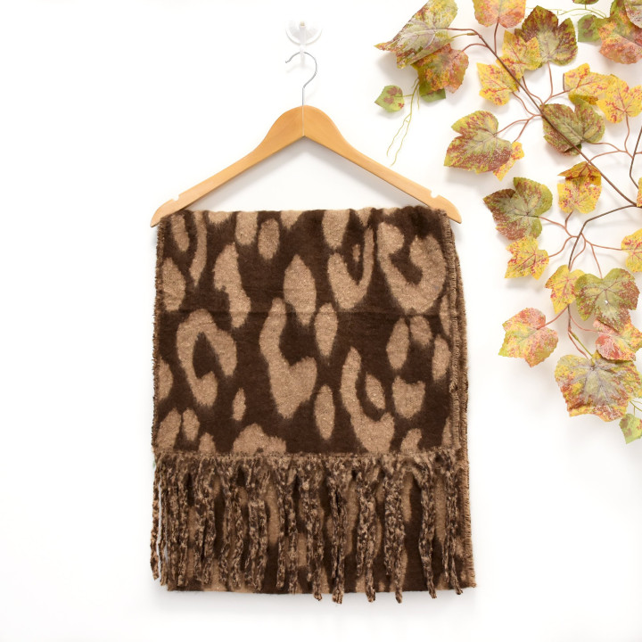 Scarf with color double GB