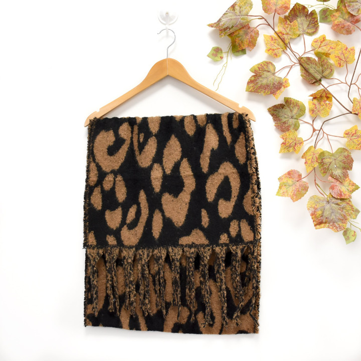 Scarf with color double GB