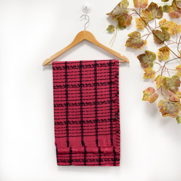 Scarf with squares GB