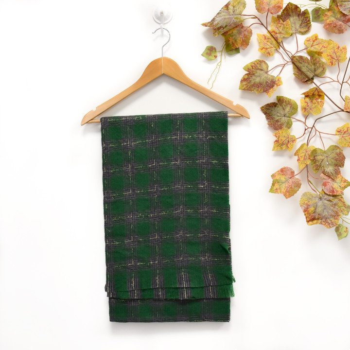 Foulard avec imprimé carrés GB