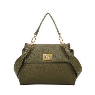 Shopper bag with braided detail