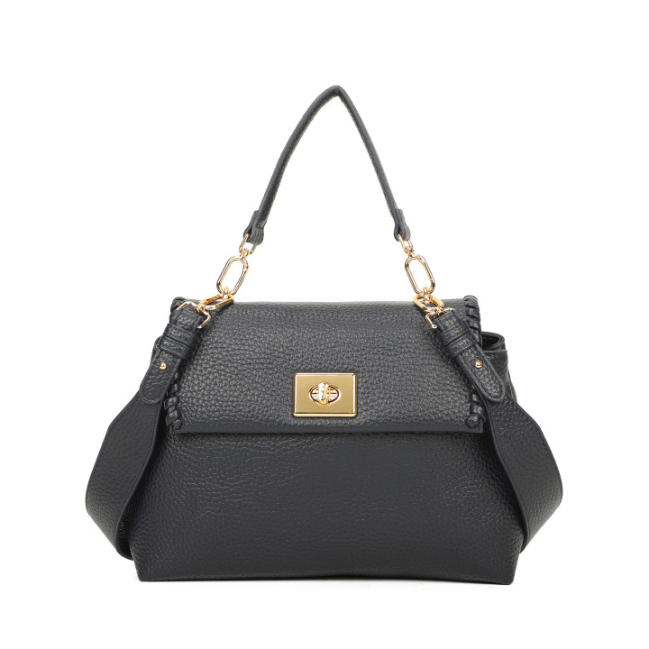 Shopper bag with braided detail