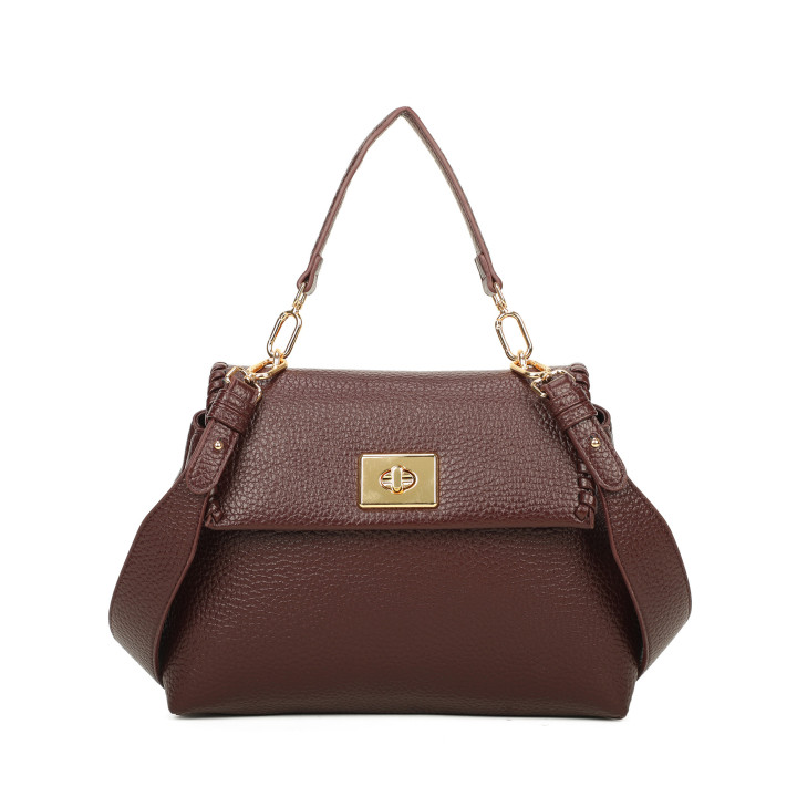 Borsa shopper con intreccio