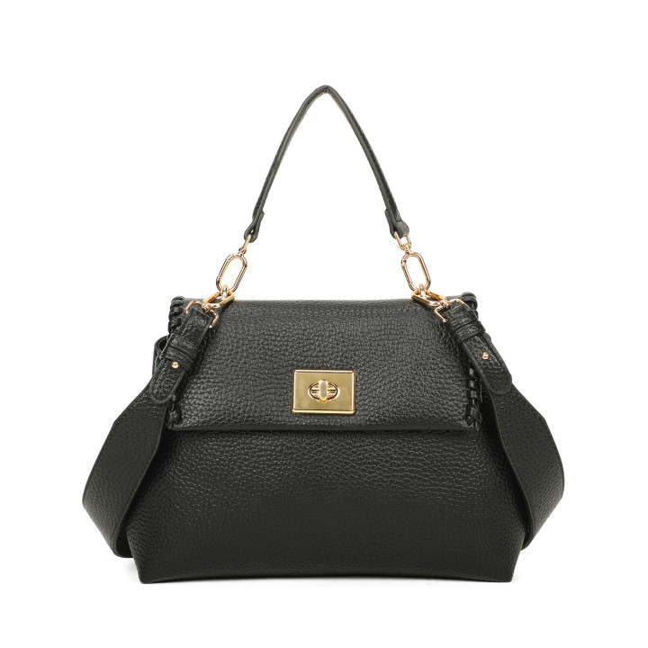 Shopper bag with braided detail