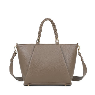 Shopper bag with braided handle