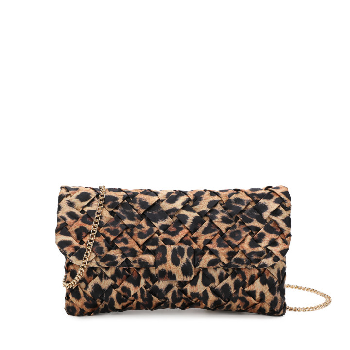 Bolso bandolera con tela aterciopelada
