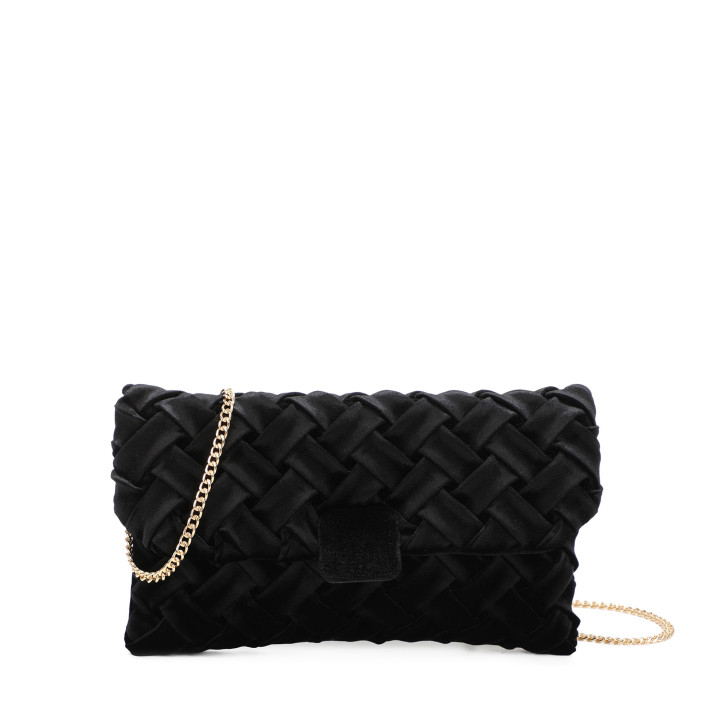 Bolso bandolera con tela aterciopelada