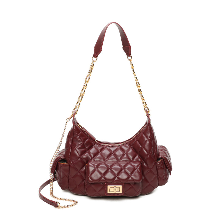 Bolso de hombro con cadena