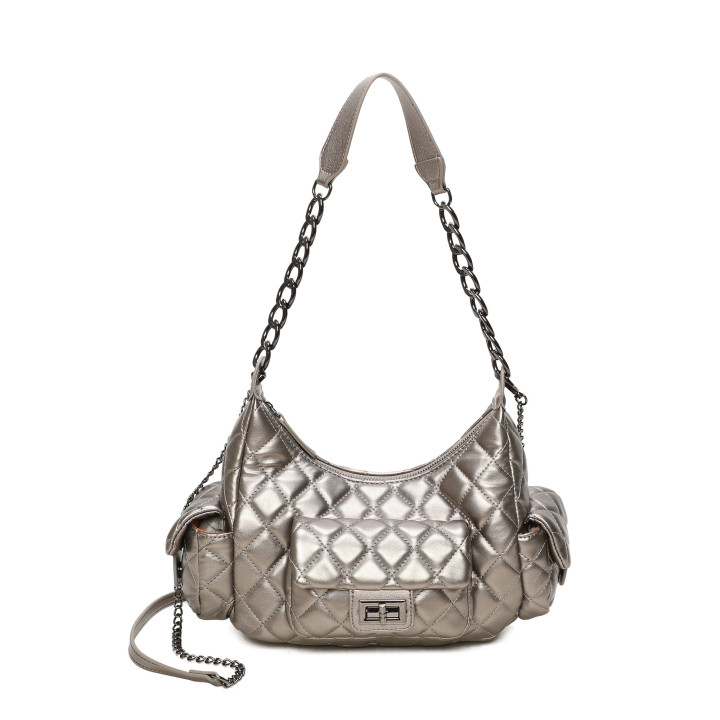 Bolso de hombro con cadena