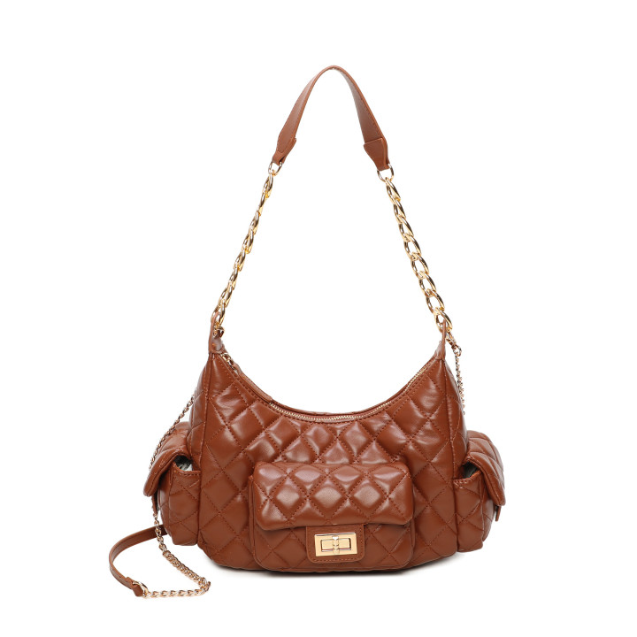 Bolso de hombro con cadena