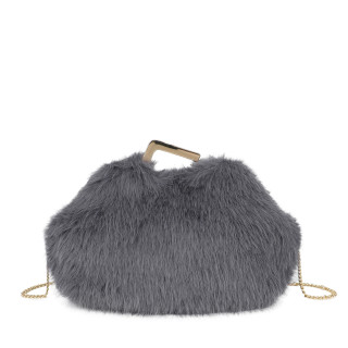 Bolso de mano con asa irregular