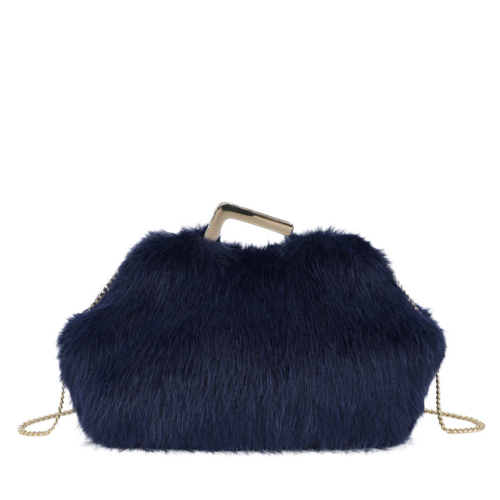 Bolso de mano con asa irregular