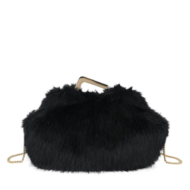 Bolso de mano con asa irregular