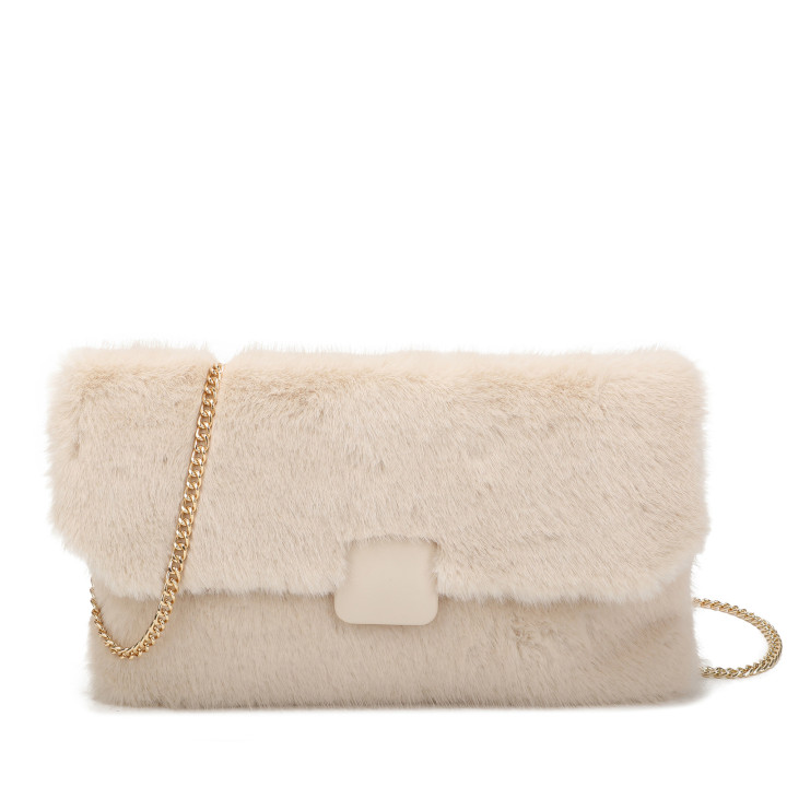 Crossbody bag with fur Crossbody bag with fur