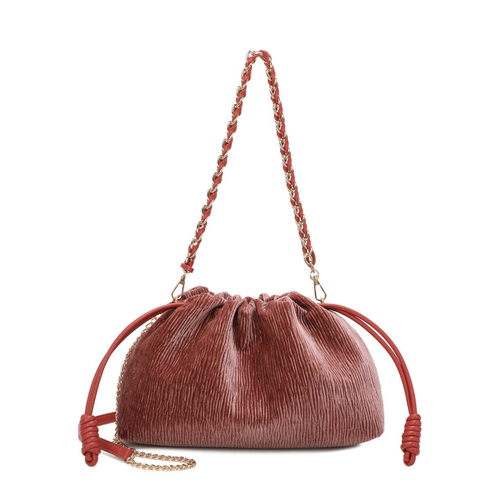 Bolso de hombro con pelito