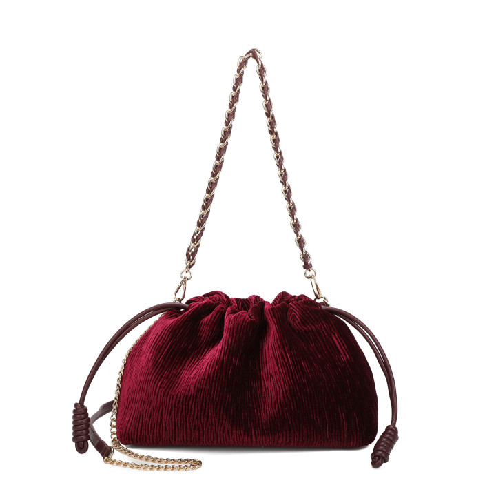 Bolso de hombro con pelito